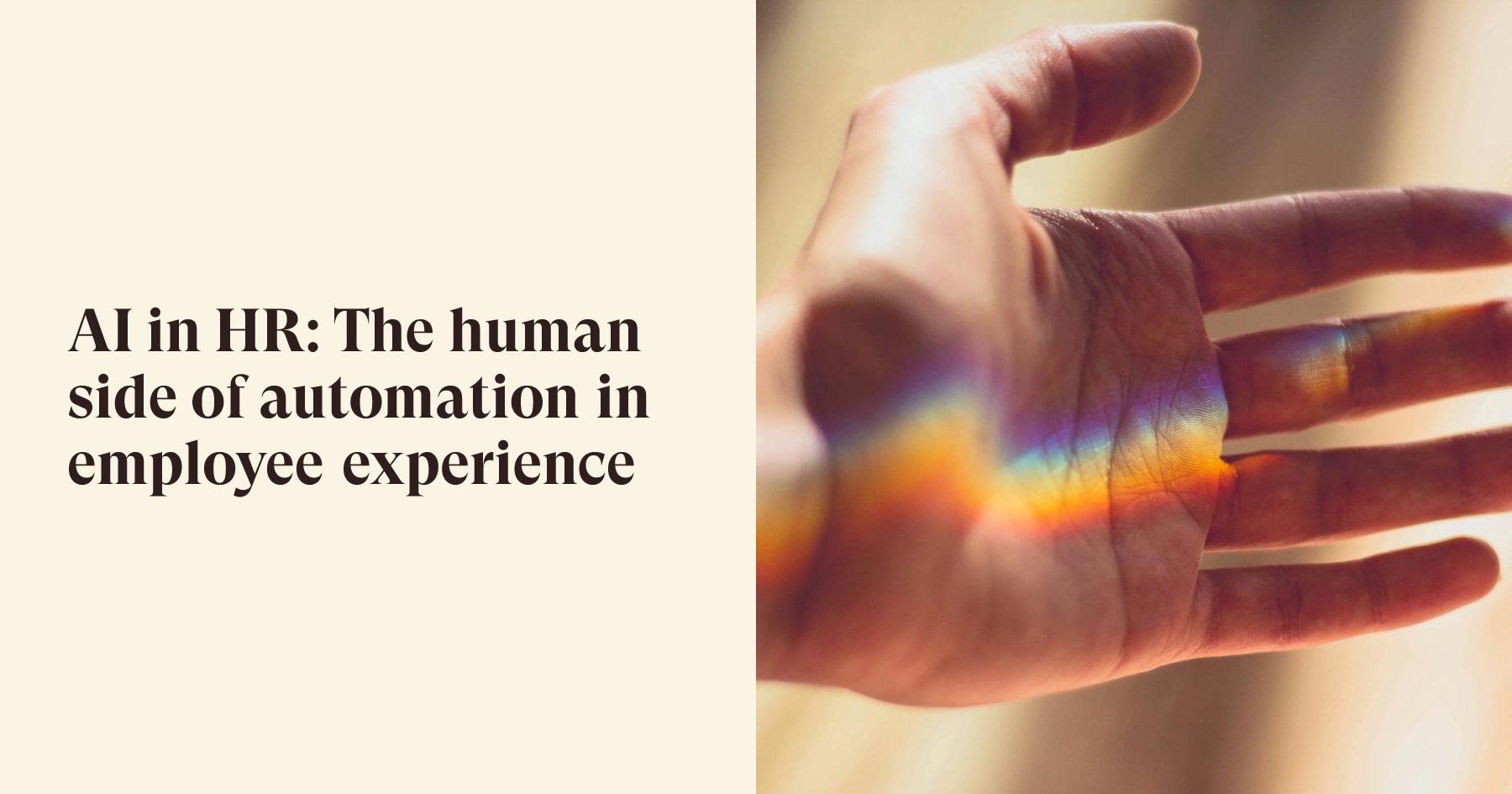AI in HR: The human side of automation in employee experience - People ...